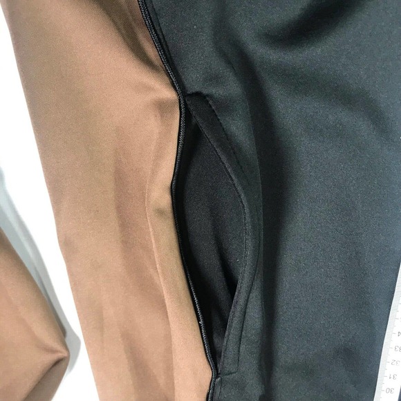 NWT Truth By Republic Mens Track Jacket MN00060M Size Medium Black/Coffee - Picture 4 of 11